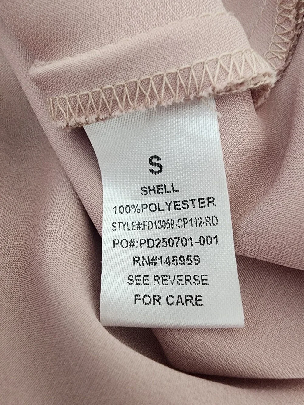 Pink Satin Lace Maxi Dress Small V-Neck Flowy Gown by Dress Forum Los Angeles - Picture 13 of 15